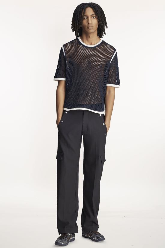 25SS 아디다스 X 웨일즈 보너 반팔 티셔츠 KA7052 NTNAVY Blue - ADIDAS X WALES BONNER