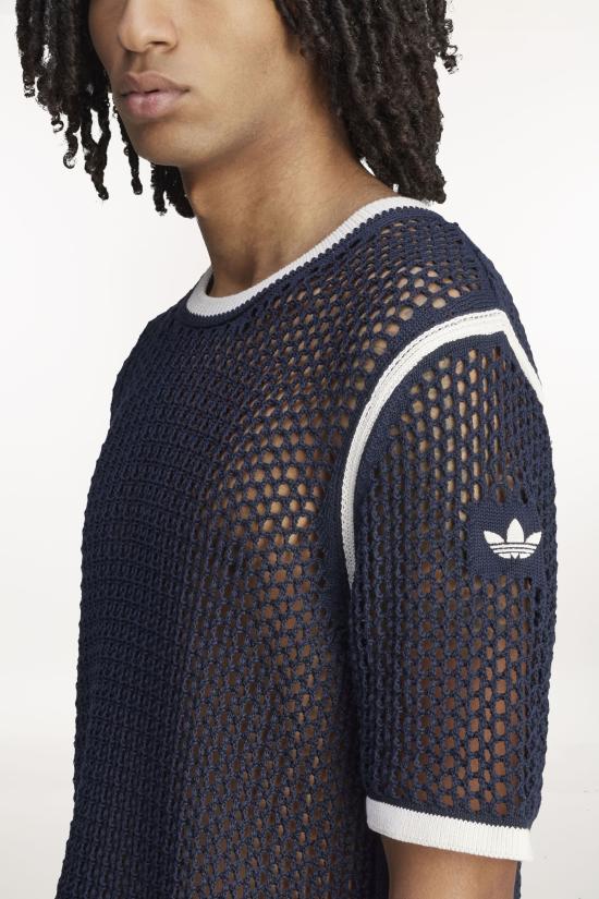 25SS 아디다스 X 웨일즈 보너 반팔 티셔츠 KA7052 NTNAVY Blue - ADIDAS X WALES BONNER