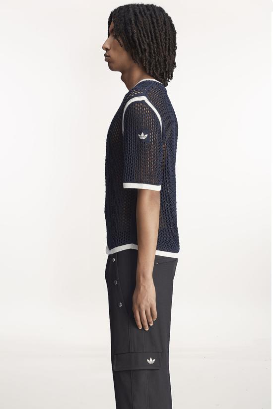 25SS 아디다스 X 웨일즈 보너 반팔 티셔츠 KA7052 NTNAVY Blue - ADIDAS X WALES BONNER