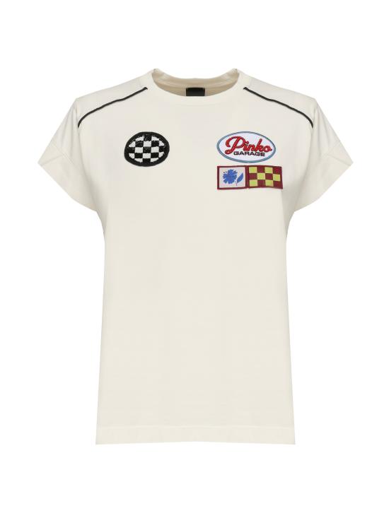 25SS 핑코 반팔 티셔츠 105270 A2MEZ05 White