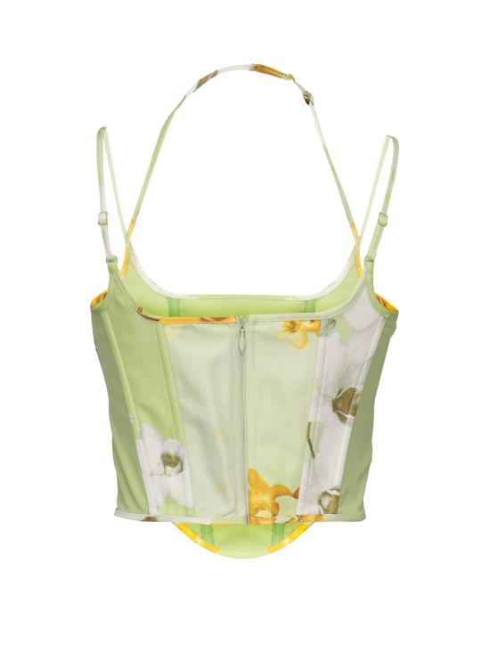 25SS 핑코 민소매 티셔츠 104851 A2F2VGB Pastel green Multi - PINKO