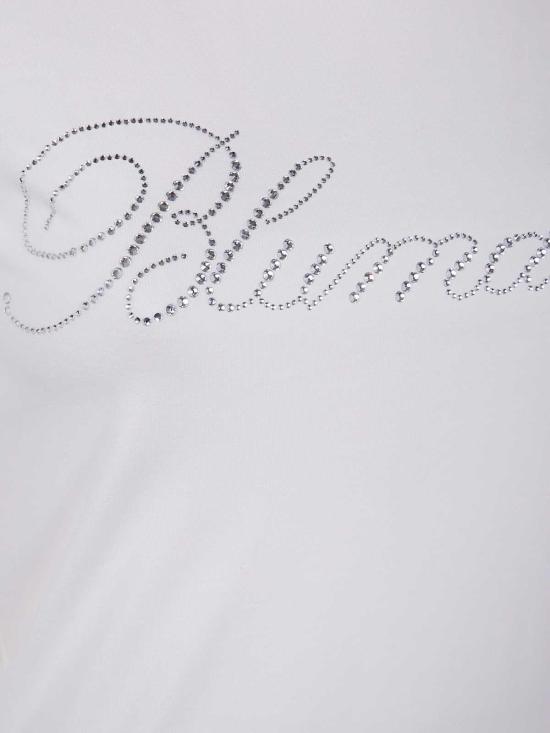 25SS 블루마린 반팔 티셔츠 P522T082AN0100 White - BLUMARINE