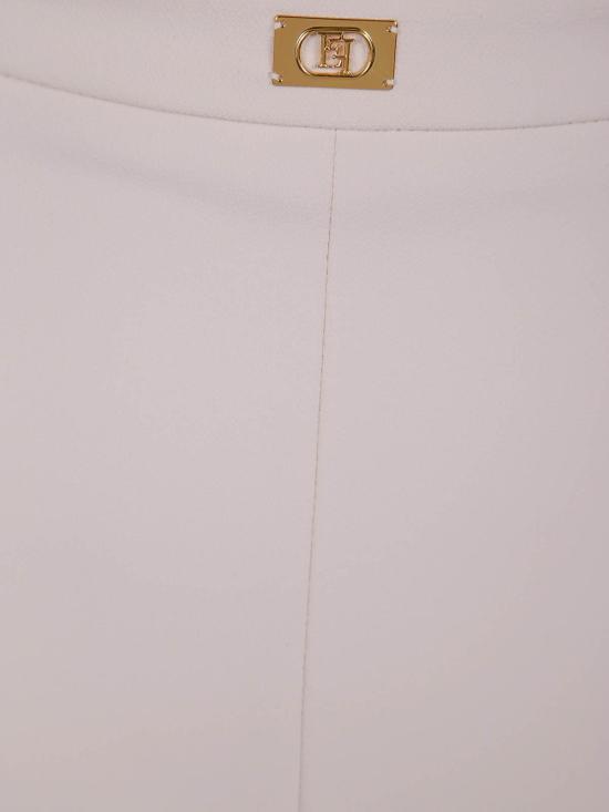 엘리자베타프랜치 스트레이트 팬츠 PA07951E2193 White - ELISABETTA FRANCHI