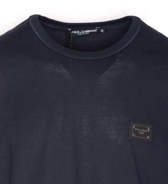 25FW 돌체앤가바나 반팔 티셔츠 G8PT1T G7F2IB0665 Blue - DOLCE & GABBANA