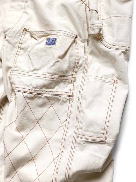  캐피탈 데님 팬츠 카피탈 라이트 캔버스 럼버 - KAPITAL