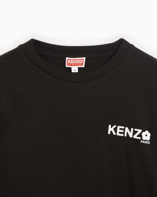 25SS 겐조 반팔 티셔츠 FE65TS4714SG 99J Black - KENZO