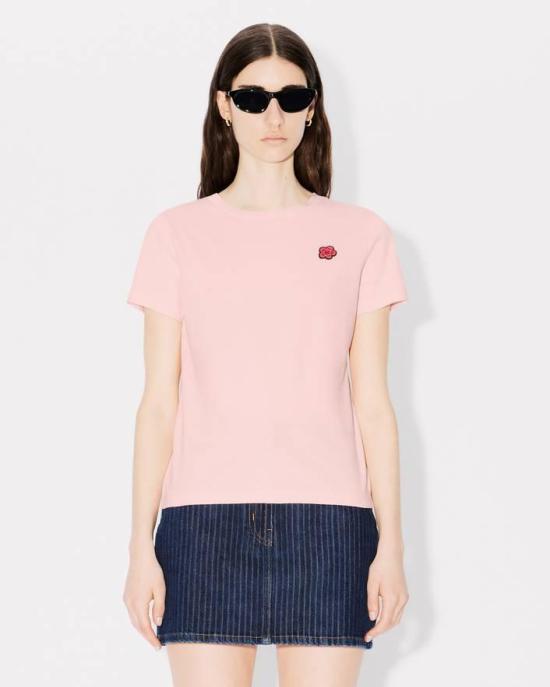 25SS 겐조 반팔 티셔츠 FE62TS1414SO 34 Pink - KENZO