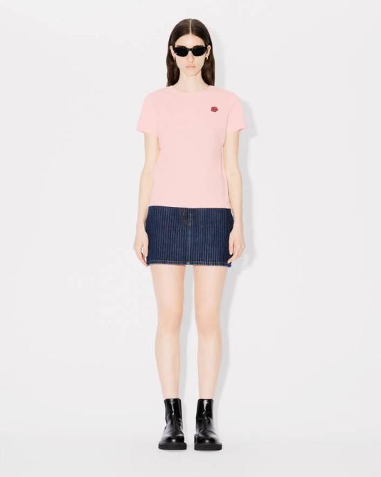 25SS 겐조 반팔 티셔츠 FE62TS1414SO 34 Pink - KENZO