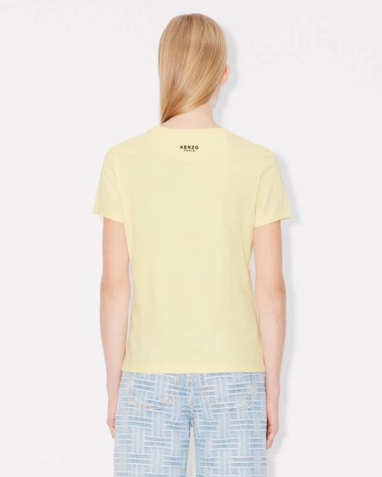 25SS 겐조 반팔 티셔츠 FE62TS1414SO 38 Yellow - KENZO