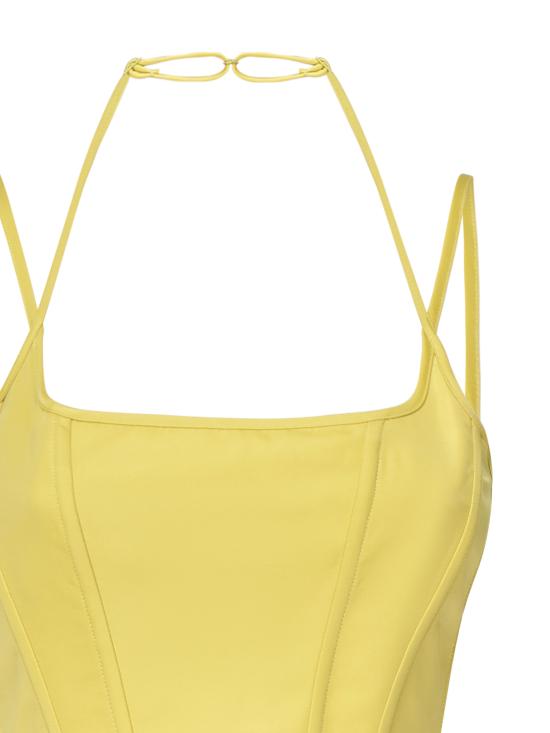 25SS 핑코 민소매 티셔츠 104851 A2DLT52 Yellow - PINKO