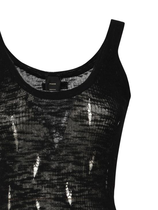 25SS 핑코 민소매 티셔츠 105143 A2LPZ99 Black - PINKO