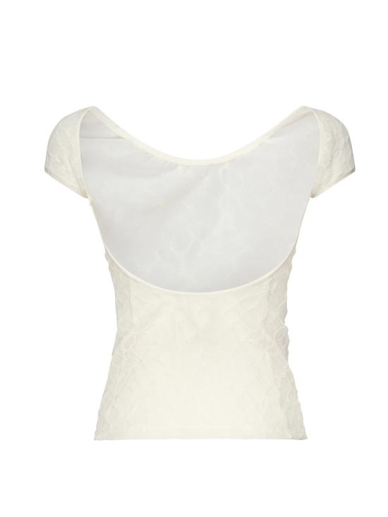 25SS 핑코 반팔 티셔츠 105228 A2M5Z14 BIANCO SETA - PINKO