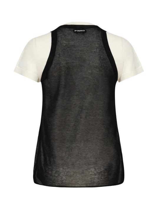 25SS 핑코 반팔 티셔츠 105152 A2LSZZ2 White - PINKO