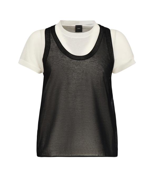 25SS 핑코 반팔 티셔츠 105152 A2LSZZ2 White