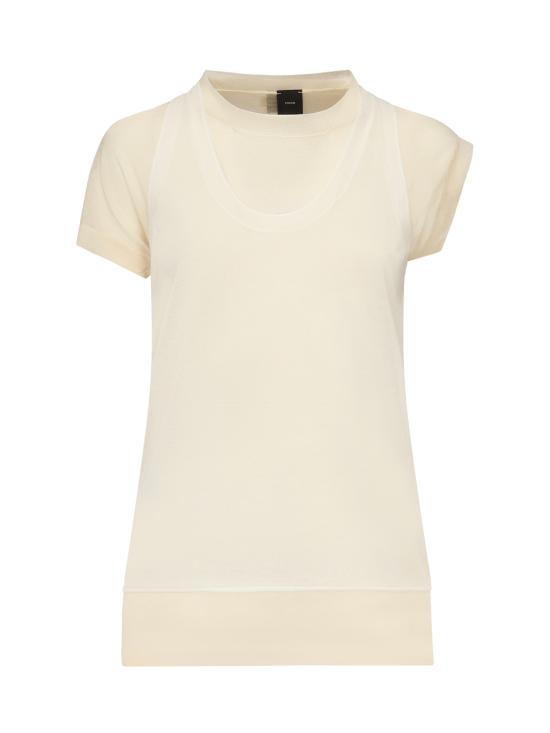 25SS 핑코 반팔 티셔츠 105152 A2LSZC1 White