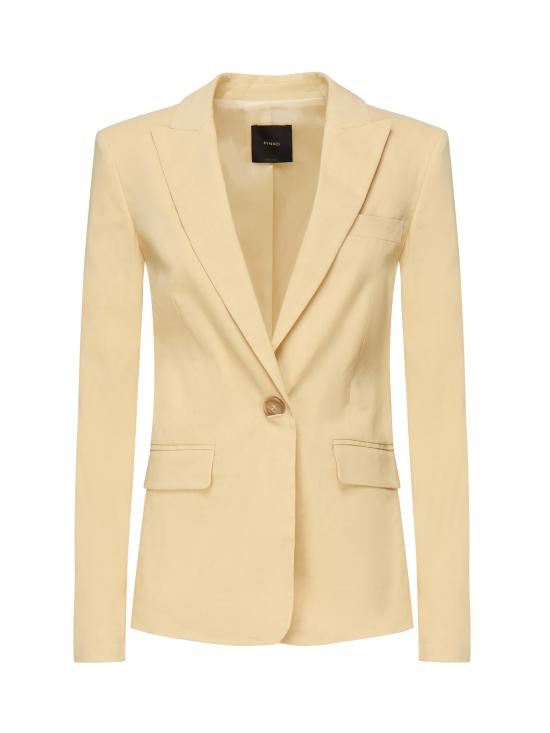 25SS 핑코 수트 자켓 105057 A0IMC23 GIALLO CANNA