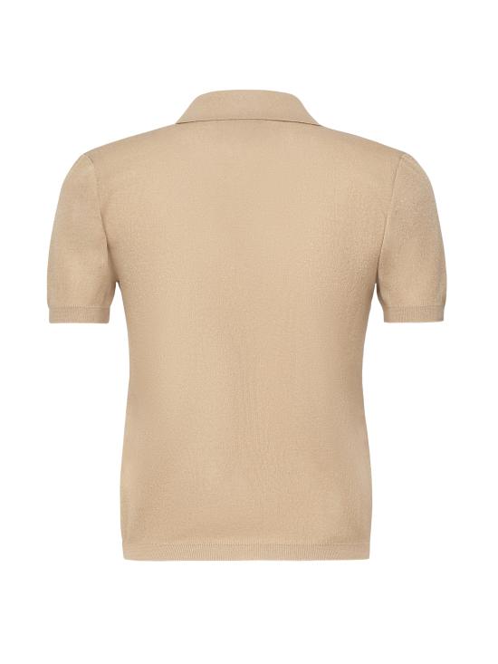 25FW 몽클레어 폴로 티셔츠 K10939A00004 M644024D OPEN BROWN - MONCLER