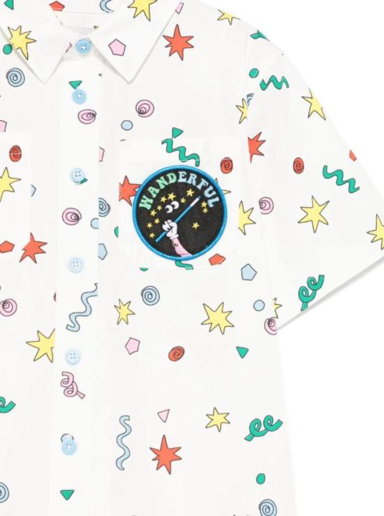 25SS [키즈] 스텔라 맥카트니 티셔츠 TW5P01 Z2663 101MC Cream - STELLA MCCARTNEY