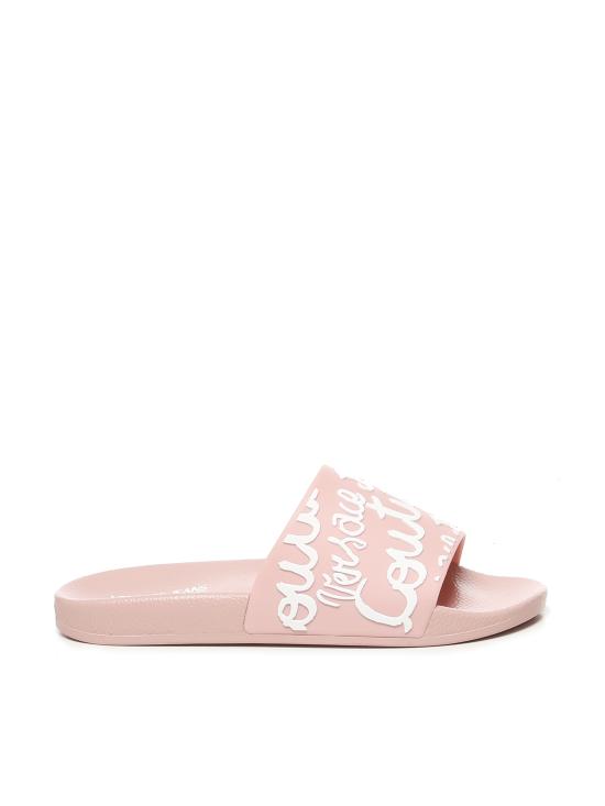 25SS 베르사체 뮬/슬리퍼 78VA3SQ171352S13 PINK PRINT DOM