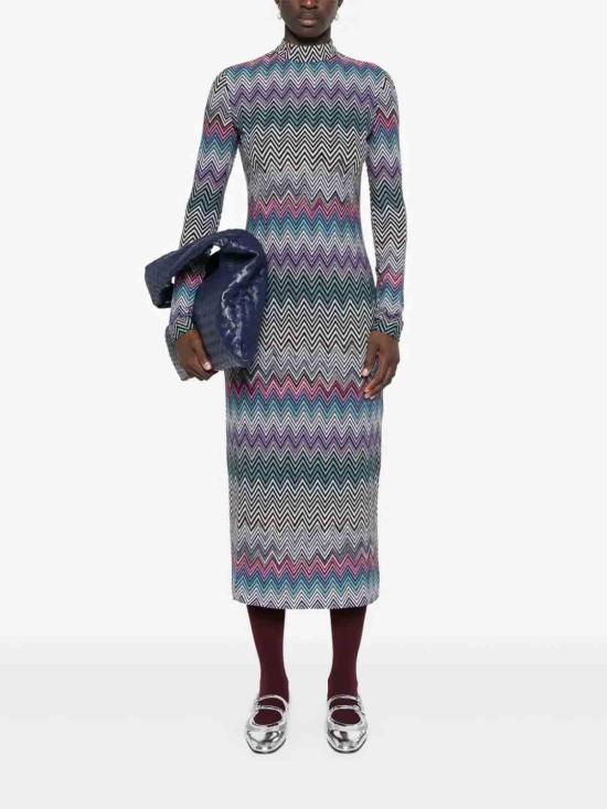  미소니 미디 스커트 24GW2ABR00YXSM9EO Multicolour - MISSONI