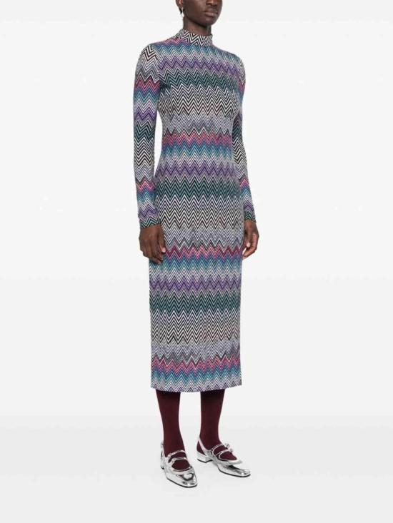  미소니 미디 스커트 24GW2ABR00YXSM9EO Multicolour - MISSONI