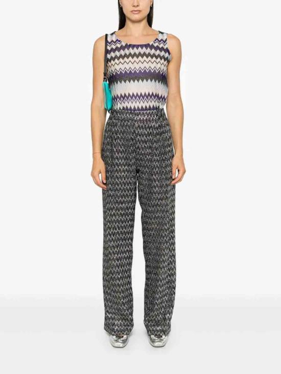  미소니 팬츠 24WI0EBR00XQS91K1 Black - MISSONI
