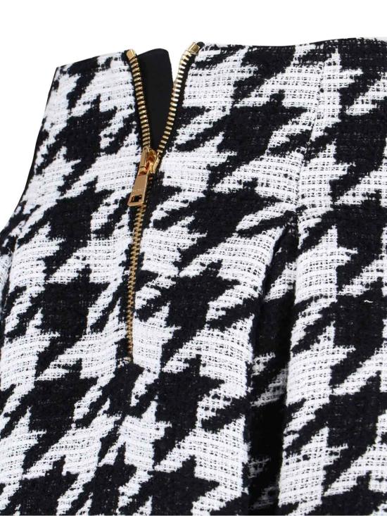 25FW 발망 숏 스커트 FF1LBA95CG17 GAB Black - BALMAIN