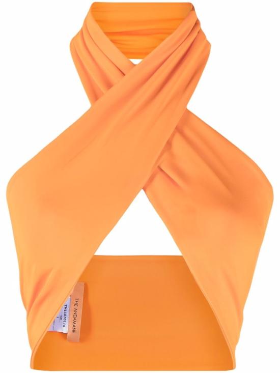  안다마네 민소매 티셔츠 JASMINE TJV020ORANGE Orange