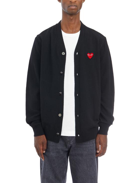 25FW 꼼데가르송 가디건 LAXN008051 Black - COMME DES GARCONS