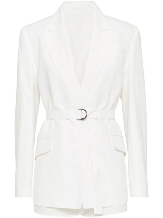  브루넬로 쿠치넬리 수트 자켓 MH1267340 C600 WHITE