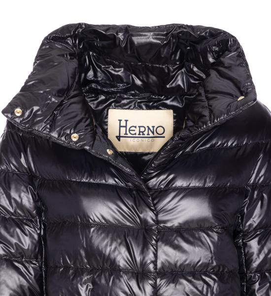 25FW 에르노 아민타 케이프 PI0043DIC 12017Z9300 Black - HERNO