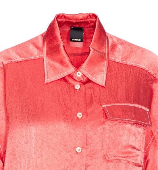 25SS 핑코 셔츠 104846 A2BUN55 Pink - PINKO