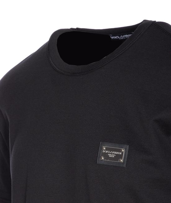25FW 돌체앤가바나 반팔 티셔츠 G8PT1T G7F2IN0000 Black - DOLCE & GABBANA