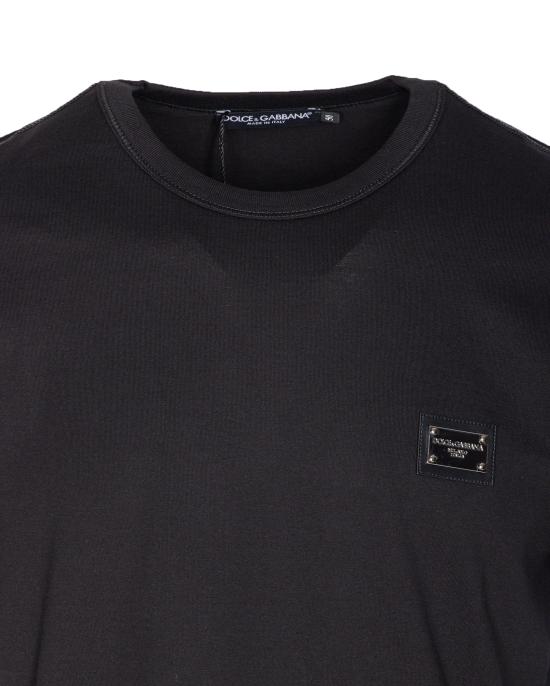 25FW 돌체앤가바나 반팔 티셔츠 G8PT1T G7F2IN0000 Black - DOLCE & GABBANA