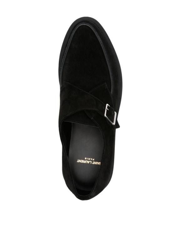  생로랑 로퍼 667602 2W5001000 Black - SAINT LAURENT