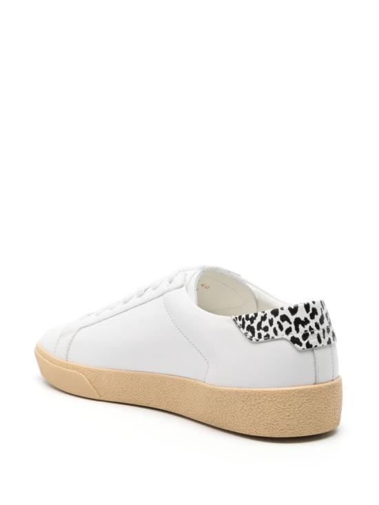  생로랑 레오파드탭 코트 클래식 SL 06 610685 00NL09381 White - SAINT LAURENT