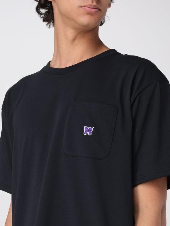  니들스 반팔 티셔츠 QV362 DKPURPLE DOM - NEEDLES