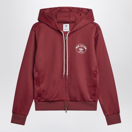  아디다스 X 웨일즈 보너 후드 티셔츠 JM8298PL Burgundy