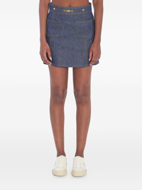 25SS 셀린느 숏 스커트 RJ033 084207IA Blue