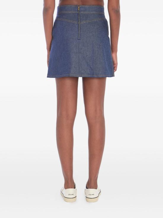 25SS 셀린느 숏 스커트 RJ033 084207IA Blue - CELINE