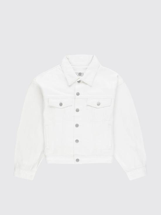 25SS [키즈] MM6 메종마르지엘라 캐주얼 자켓 M60449MM03R M6101 White