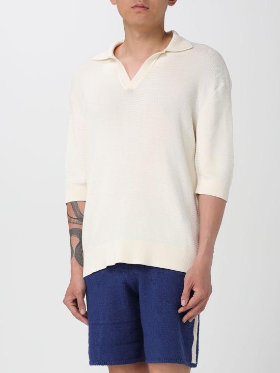 25SS 라니우스 폴로 티셔츠 S5LAMAKP008 013 White - LANEUS