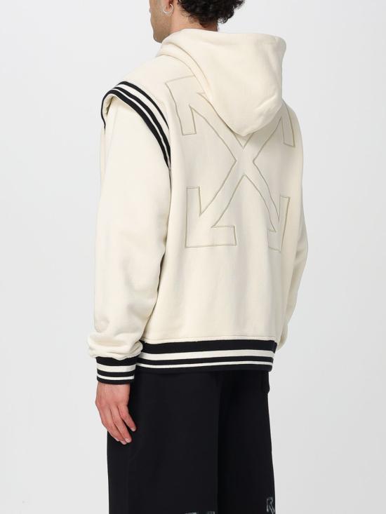 25SS 오프화이트 자켓 OMEK003S25JER001 0B0B White - OFF WHITE