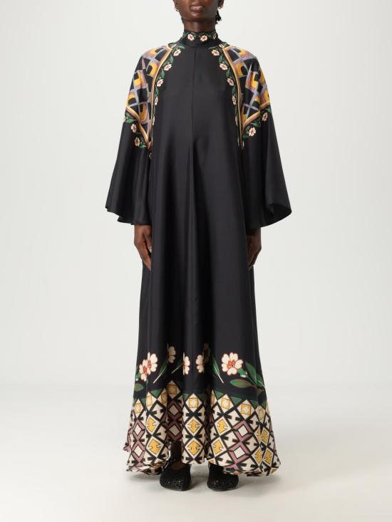 25SS 라 더블제이 롱 원피스 DRE0232SIL001DAZ01 BL01 Black - LA DOUBLEJ