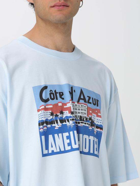 25SS 라니우스 반팔 티셔츠 S5LAUATH1000 186 Blue - LANEUS