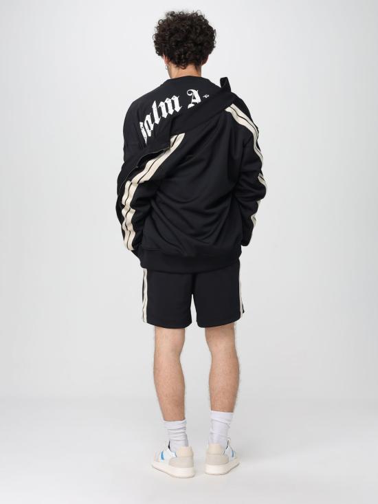 25FW 팜앤젤스 집업 니트 PMBD058C99FAB002 1003 Black - PALM ANGELS