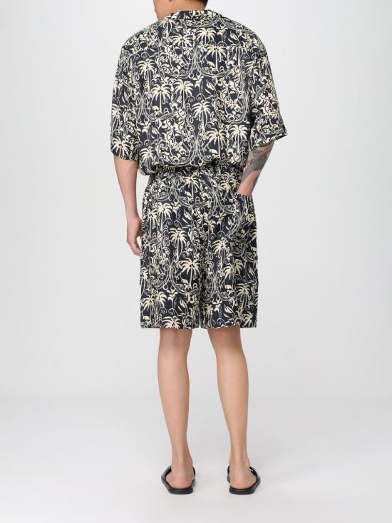 25SS 라니우스 반팔 셔츠 S5LAUASI027 110 Black - LANEUS