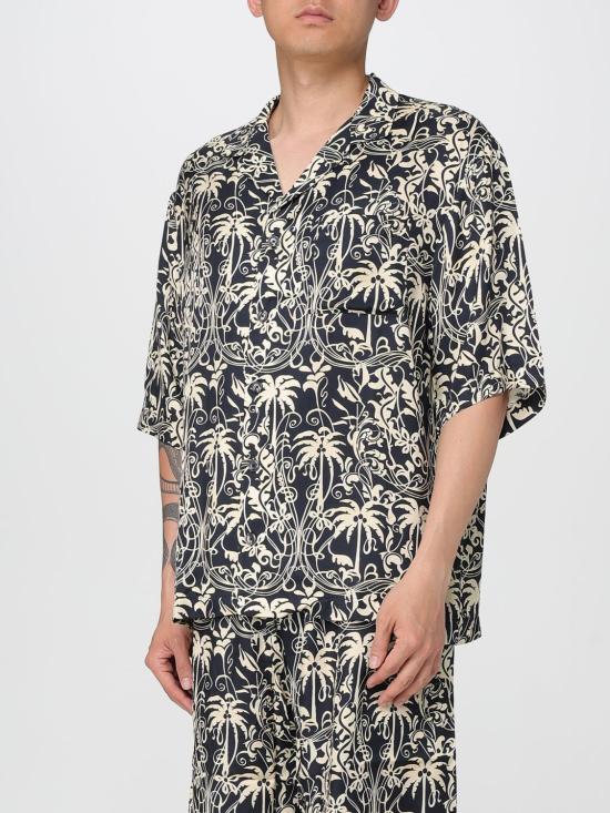 25SS 라니우스 반팔 셔츠 S5LAUASI027 110 Black - LANEUS