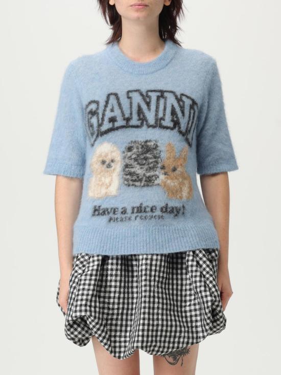 25FW 가니 스웨터 K2517 326 Denim