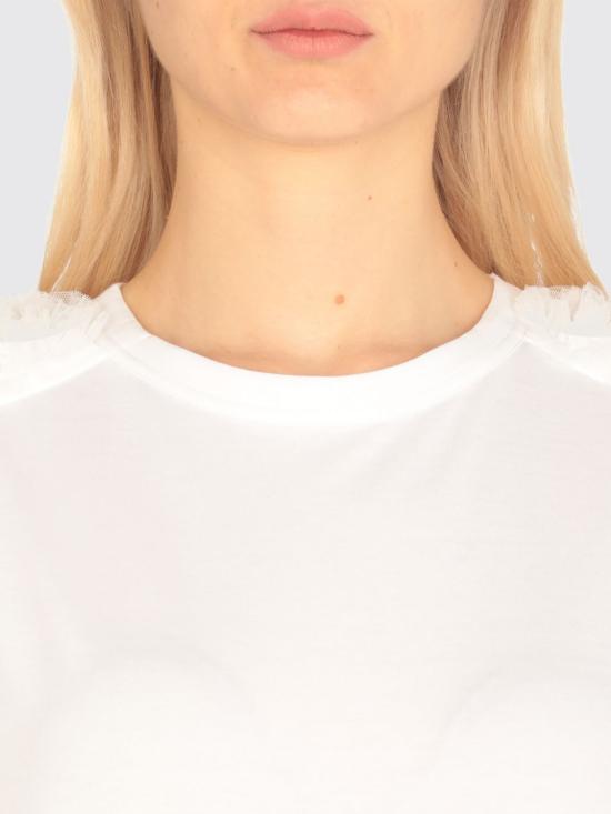 25SS 파비아나 필리피 반팔 티셔츠 JED275F611L356 21 White - FABIANA FILIPPI